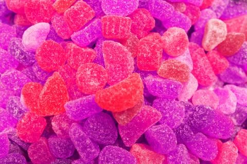 Colorful texture using as background. A lot of sweets. Background 3d rendering Stock Photos