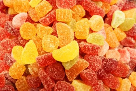 Colorful texture using as background. A lot of sweets. Background 3d rendering Stock-Fotos