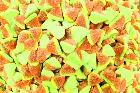 Colorful texture using as background. A lot of sweets. Background 3d rendering Stock Photos