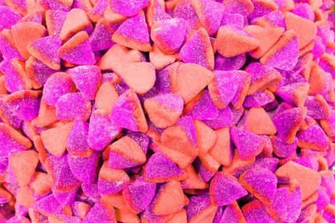 Colorful texture using as background. A lot of sweets. Background 3d rendering Stock-Fotos