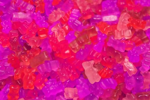 Colorful texture using as background. A lot of sweets. Background 3d rendering Stock Photos