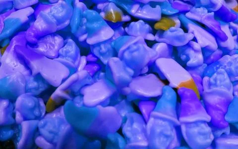 Colorful texture using as background. A lot of sweets. Background 3d rendering Stock Photos