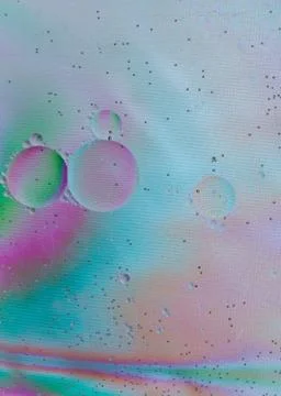 Colorful textured bubbles Stock Photos