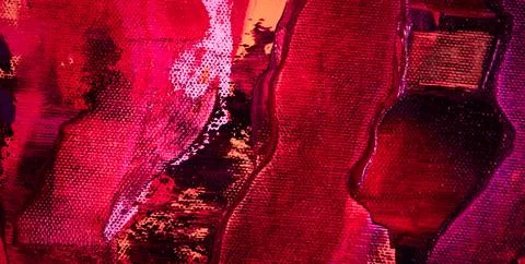 Colorful Textures and Patterns with a Touch of Gold Paint Stock Illustration