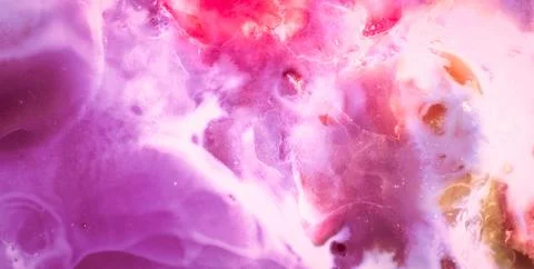 Colorful Textures and Patterns with a Touch of Gold Paint Stock Illustration