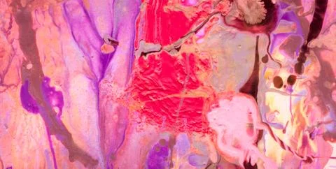 Colorful Textures and Patterns with a Touch of Gold Paint Stock Illustration