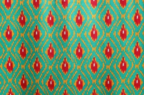 Colorful thai fabric pattern background Stock Photos