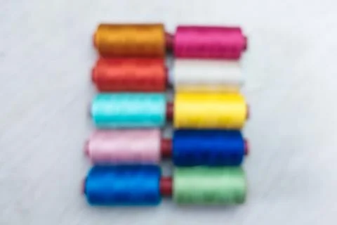 Colorful thread blur background Foto stock