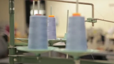 Colorful Thread Stock Footage 9263478