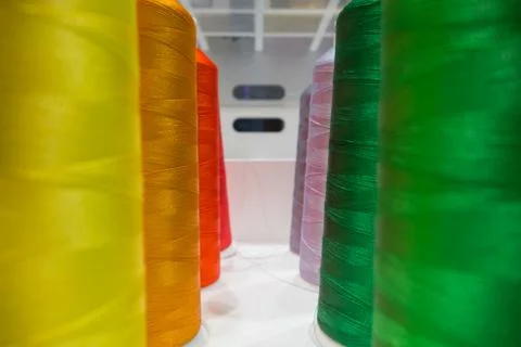 Colorful thread Stock Photos