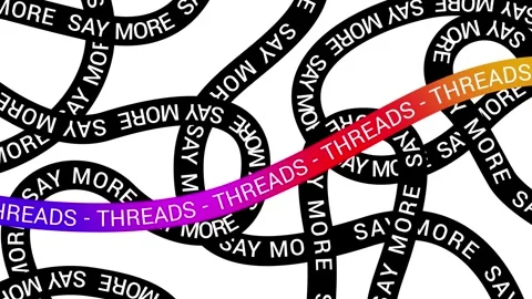 Colorful Threads Background - Full HD Stock Footage 246608500