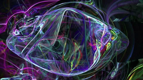 Colorful threads pattern abstract motion background Stock Footage 91147595