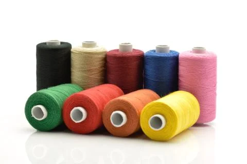 Colorful threads Stock Photos