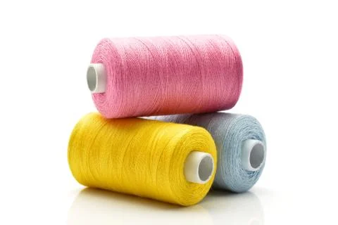 Colorful threads Stock Photos