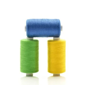 Colorful threads Stock Photos