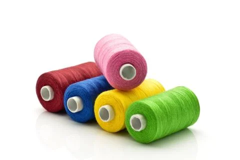Colorful threads Stock Photos