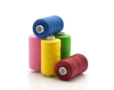 Colorful threads Stock Photos