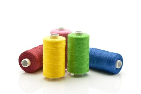 Colorful threads Stock Photos