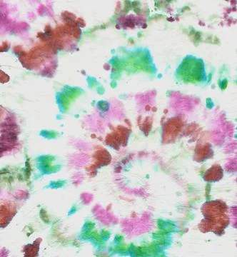 Colorful Tie Dye. Abstract Multi Paint. Batik Stock Illustration