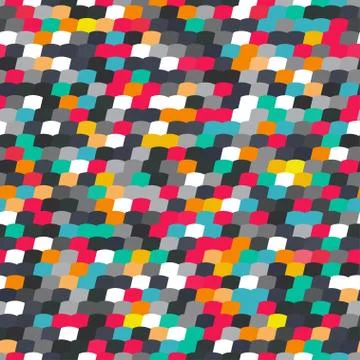 Colorful tile seamless pattern Stock Illustration