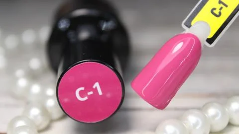Colorful tips. Set of false nails for manicure. Stock Photos