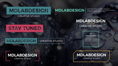 Colorful Titles Stock After Effects