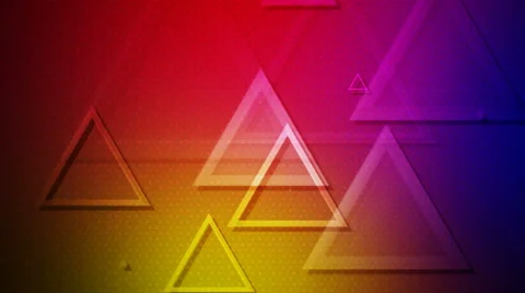 Colorful traingle overlayer 스톡 동영상 45378670