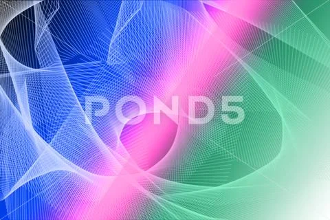 Colorful Transparent Wave Background With Dynamic Flow Style PSD Template