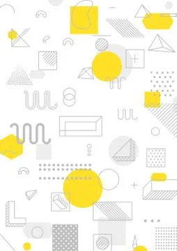 Colorful trend geometric pattern Stock-Illustration
