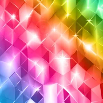Colorful triangle abstract. Vector background イラスト素材