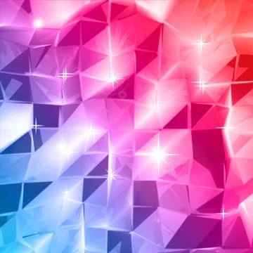 Colorful triangle abstract. Vector background Stockillustratie