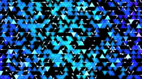 Colorful Triangle Background Animation Blue Video stock 36296848