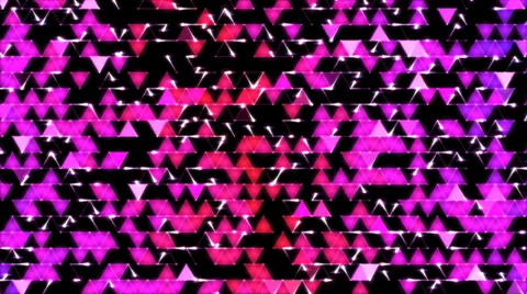 Colorful Triangle Background Animation Pink Video stock 36296456