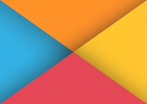 Colorful triangle background, envelope Stock Illustration