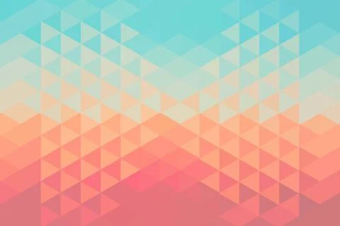 Colorful triangle background Illustrazione stock