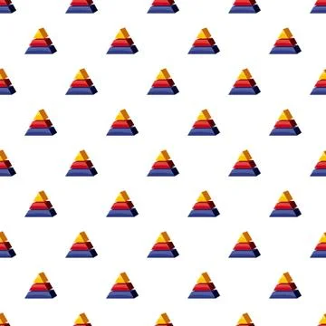 Colorful triangle divided pattern Illustrazione stock
