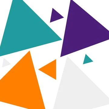 Colorful triangle geometric abstract pattern background 스톡 일러스트