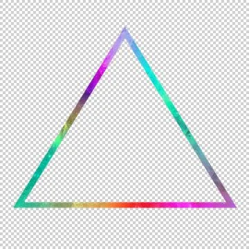 Colorful Triangle Stock Illustration