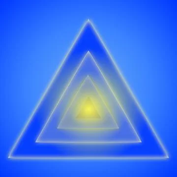 Colorful Triangle. イラスト素材