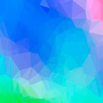 Colorful Triangle Mosaic Pattern Stock Illustration