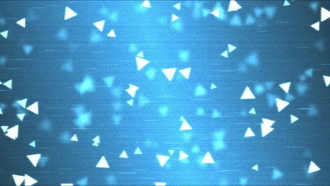 Colorful Triangle Motion Particle Background Animation - Loop Blue Stock Footage 71830387