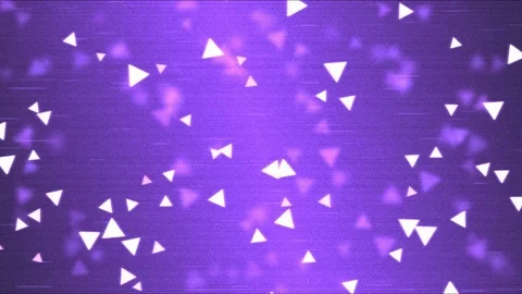 Colorful Triangle Motion Particle Background Animation - Loop Purple Stock Footage 71830680