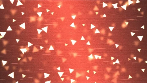 Colorful Triangle Motion Particle Background Animation - Loop Red Stock Footage 71830872
