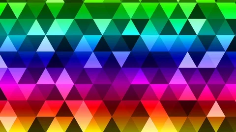 Colorful Triangles Loop Background. Disco Background Stock-Footage 89358832