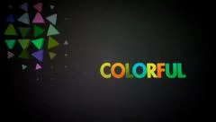 Colorful Triangles Project Stock After Effects