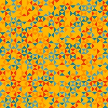 Colorful trianglulation pattern Stock Illustration