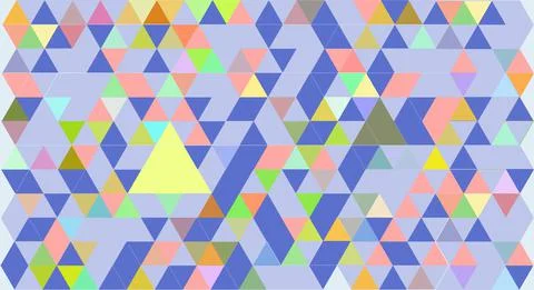 Colorful triangular background. Many triangles of violet colors and shades Illustrazione stock