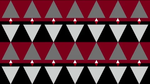 Colorful  triangular shapes illusion creating background Video stock 243413777