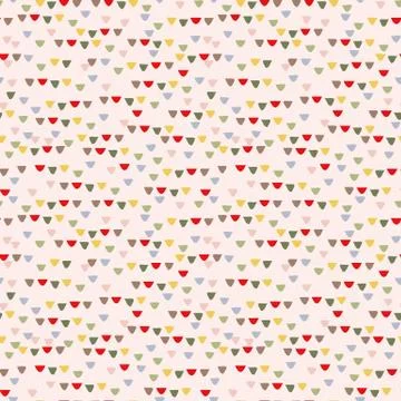 Colorful triangular shapes seamless vector pattern Stock Illustration