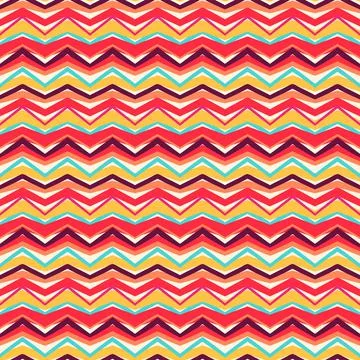 Colorful tribal pattern - 2 Stock Illustration